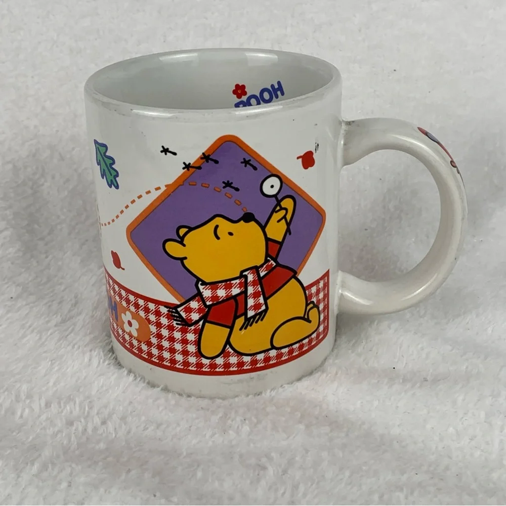 Vintage Disney Winnie The Pooh Mug Cup Ceramic “Just Pooh” Coffee‎ Tea Cup